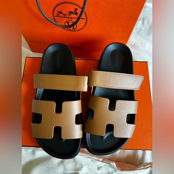 NIB! Hermes Chypre Sandal Size 37 - Picture 3 of 6